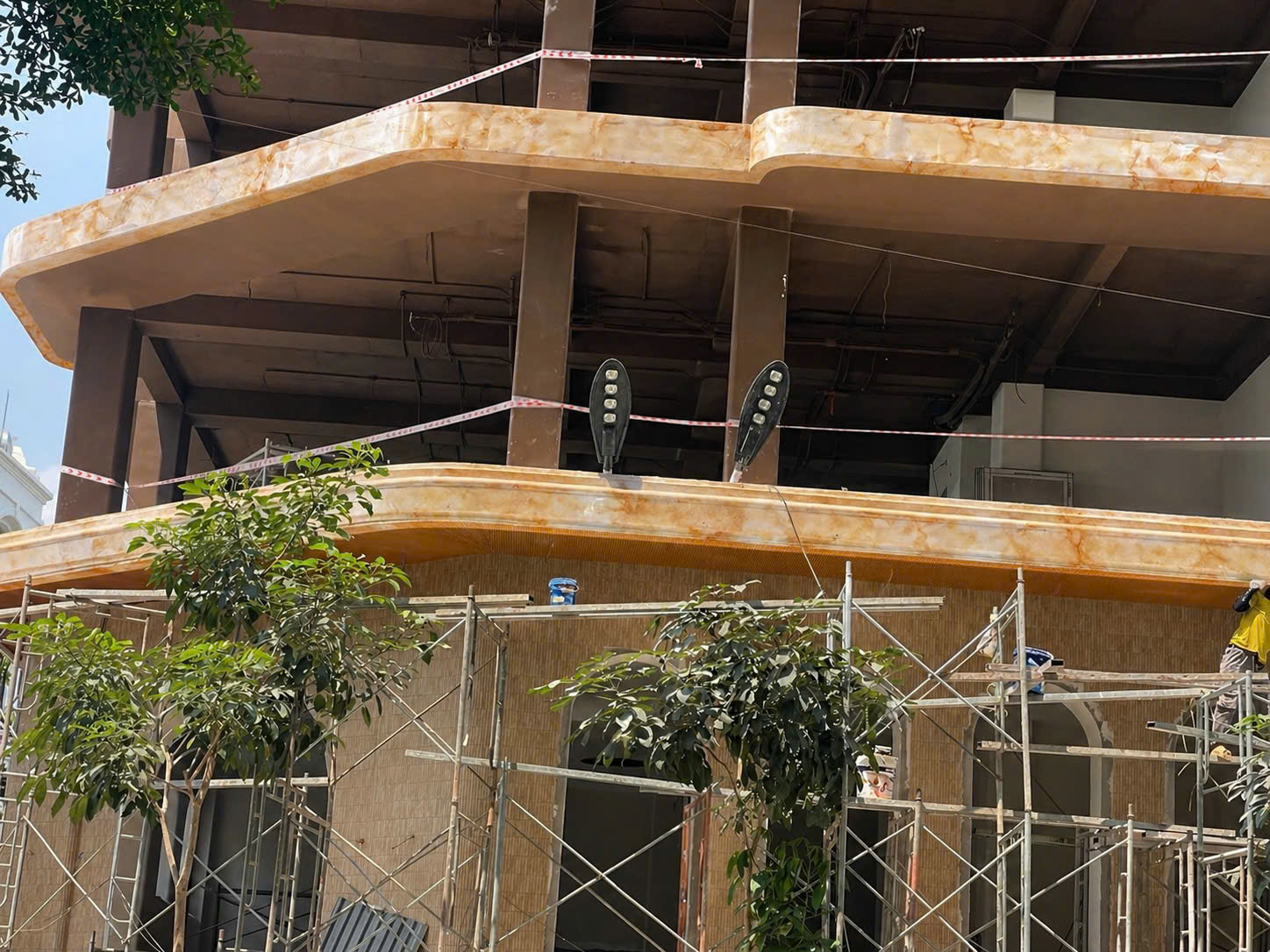 Cột Sơn Giả Đá Onyx Vàng - cẩm thạch đẹp