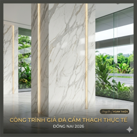 Chiêm ngưỡng công trình giả đá cẩm thạch đẳng cấp vừa hoàn thiện tại Đồng Nai