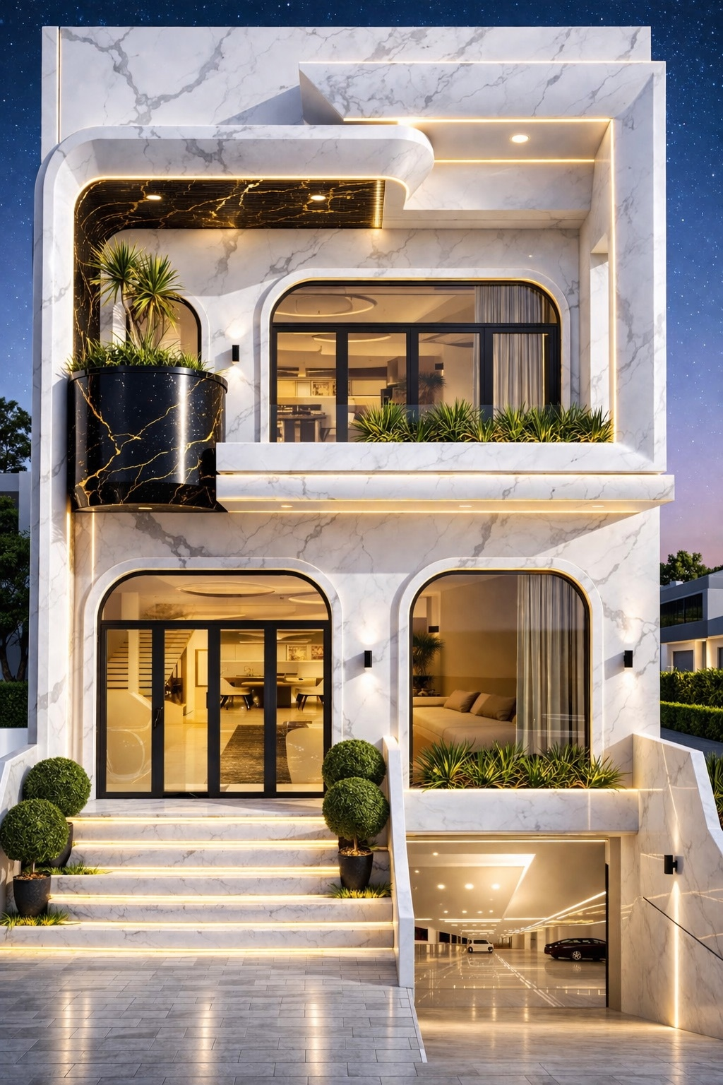 Giả Đá Trắng Ý Cho Mặt Tiền Sang Trọng Và Đẳng Cấp