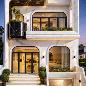 Sơn giả đá cẩm thạch – Xu hướng nâng tầm không gian sống 2026